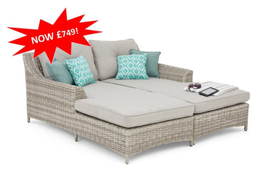 #3022 - 🌞 Havana Twin Sun Lounger – Stylish, Spacious & Versatile